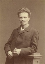 Swedish author August Strindberg Date: 1884  .