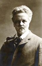 Portrait of Swedish author August Strindberg Date: 1901 .
