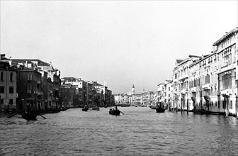 Scenic photo of Venice Italy circa late 1930s .