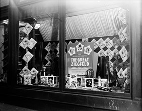 Window display: The Great Ziegfeld circa 1936.