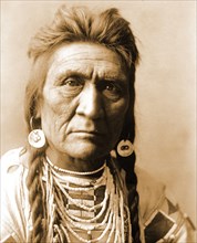 Edward S. Curtis Native American Indians - Crow Indian Man ca.1908.