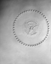 United States presidential seal on a piece of paper circa 1934.