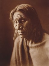 Edward S. Curtis Native American Indians - Big Head, head-and-shoulders portrait circa 1905.