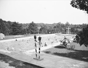 Community swimming pool circa 1934 June.