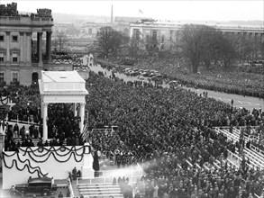 Franklin D. Roosevelt - Franklin D. Roosevelt inauguration at U.S. Capitol, Washington, D.C. - March 4, 1933.