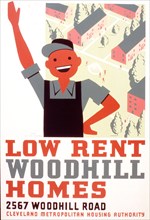 Low rent - Woodhill Homes, 2567 Woodhill Road circa 1936-1940.