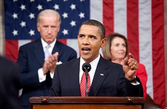 President Barack Obama delivers a health care address to a joint session of Congress at the U.S. Capitol in Washington, D.C., Sept. 9, 2009. .