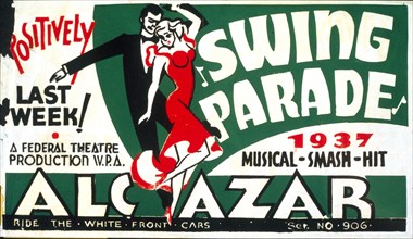 Swing parade' 1937 musical smash hit positively last week!.
