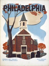 Philadelphia Old Swedes Church circa 1936-1941.