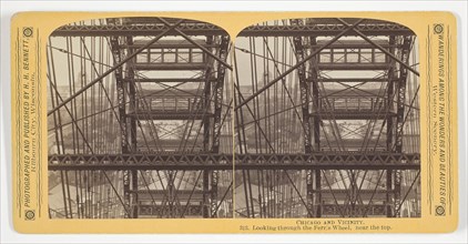 1893 Art Work -  Looking through the Ferris Wheel; near the top - Henry Hamilton Bennett.