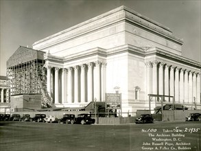 1/2/1935 - Construction of the National Archives Building .