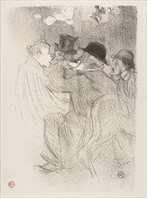 1893 Art Work -  At the Moulin Rouge: A Rude! A Real Rude! Henri de Toulouse-Lautrec.