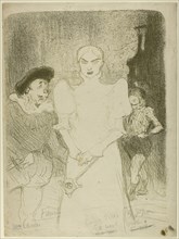 1893 Art Work -  At the Opera: Madame Caron in Faust Henri de Toulouse-Lautrec.