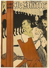 1893 Art Work -  Au Pied de l'Echafaud - Henri de Toulouse-Lautrec.