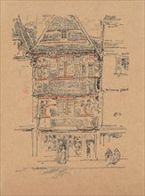 1893 Art Work -  Red House; Paimpol - James McNeill Whistler.
