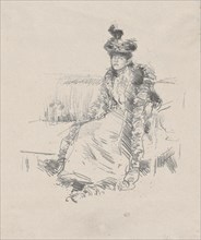 1893 Art Work -  A Lady Seated James McNeill Whistler.