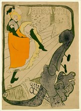 1893 Art Work -  Jane Avril - Henri de Toulouse-Lautrec.