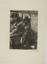 1892 Art Work -  Omnibus - Anders Zorn.