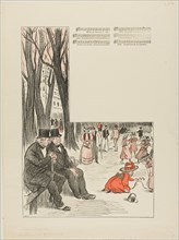 1893 Art Work -  Song of the Poor Old Men - Theophile-Alexandre Pierre Steinlen.