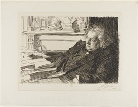 1892 Art Work -  Ernest Renan - Anders Zorn.