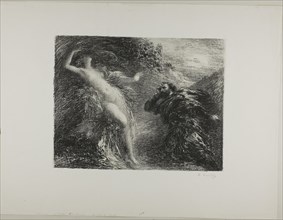 1892 Art Work -  Manfred and Astartea; third plate -  Henri Fantin-Latour.