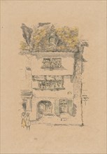 1893 Art Work -  Yellow House; Lannion - James McNeill Whistler.