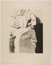 1893 Art Work -  Carnot is Sick! - Henri de Toulouse-Lautrec.
