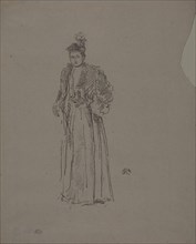1892 Art Work -  Portrait Study: Miss Charlotte R. Williams - James McNeill Whistler.