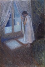 1893 Art Work -  The Girl by the Window - Edvard Munch.