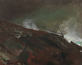 1893 Art Work -  Coast of Maine - Winslow Homer.