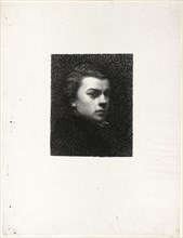 1892 Art Work -  Portrait of the Artist at Age Seventeen - Henri Fantin-Latour.