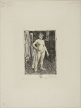 1893 Art Work -  Venus de la Villette - Anders Zorn.