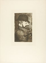 1893 Art Work -  Portrait of Toulouse-Lautrec; from the first album of L'Estampe originale - Charles Maurin.