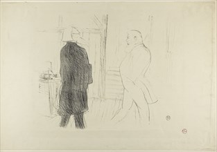 1893 Art Work -  Antoine and Gemier; in Une Faillite Henri de Toulouse-Lautrec.