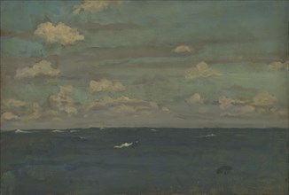 1893 Art Work -  Violet and Silver - The Deep Sea - James McNeill Whistler.