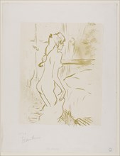 1893 Art Work -  Study of a Woman - Henri de Toulouse-Lautrec.
