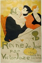 1892 Art Work -  Reine de Joie - Henri de Toulouse-Lautrec.