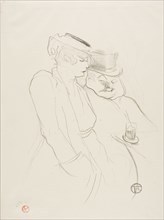 1893 Art Work -  In Their Forties Henri de Toulouse-Lautrec.