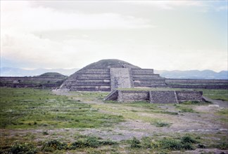 Pyramid of the Sun - Mexico circa 1950-1955.