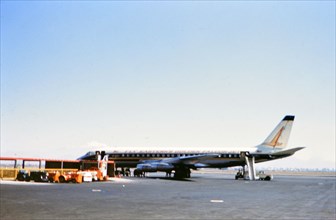 Eastern Airlines Golden Falcon Jet circa 1961.