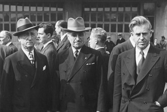 Truman & Wallace At FDR Funeral