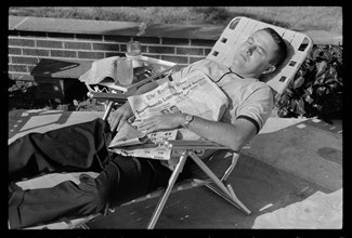 Man in Lounge Chair showing Indifference
