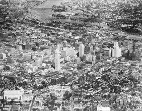 Minneapolis, MN Aerial View, 1954