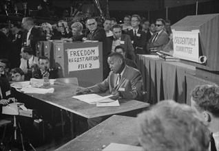Mississippi Freedom Democratic Party Leader at Convention, 1964