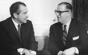 Nixon and Abba Eban of Israel