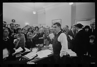 Pierre Salinger Press Conference on Cuban Crisis, 1962