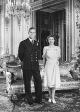 Princess Elizabeth and Lt. Mountbatten Engagement photo