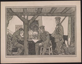 World War I Soldiers Drawing
