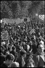 Anti-War Signs at March on the Pentagon, 1967