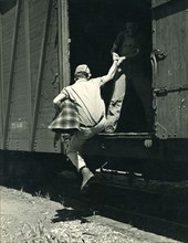 1940 Hopping a Freight